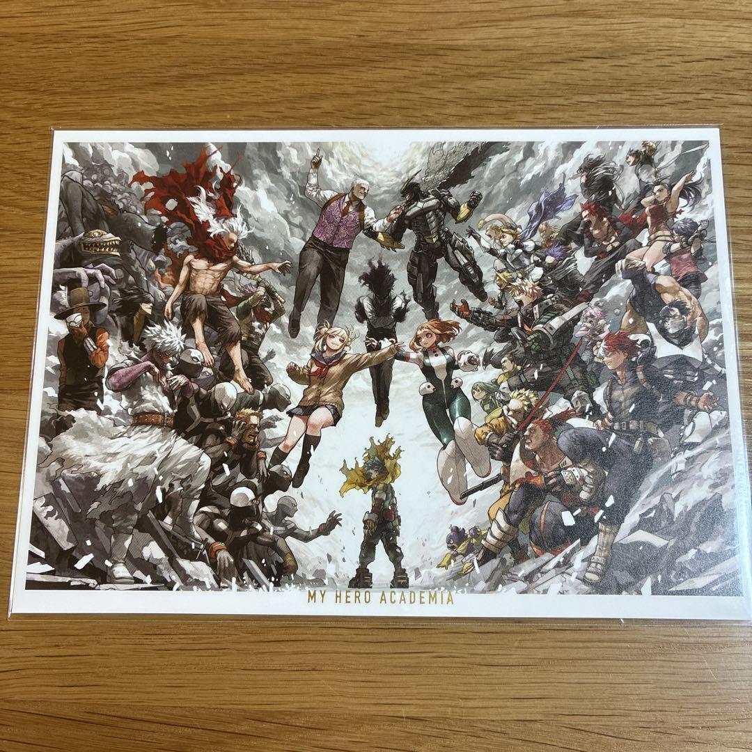 【ヒロアカ】原画展 キービジュアル ショッパー ポスター 図録 ファイルセット 僕のヒーローアカデミア ヒロアカ 原画展 ポストカード キー