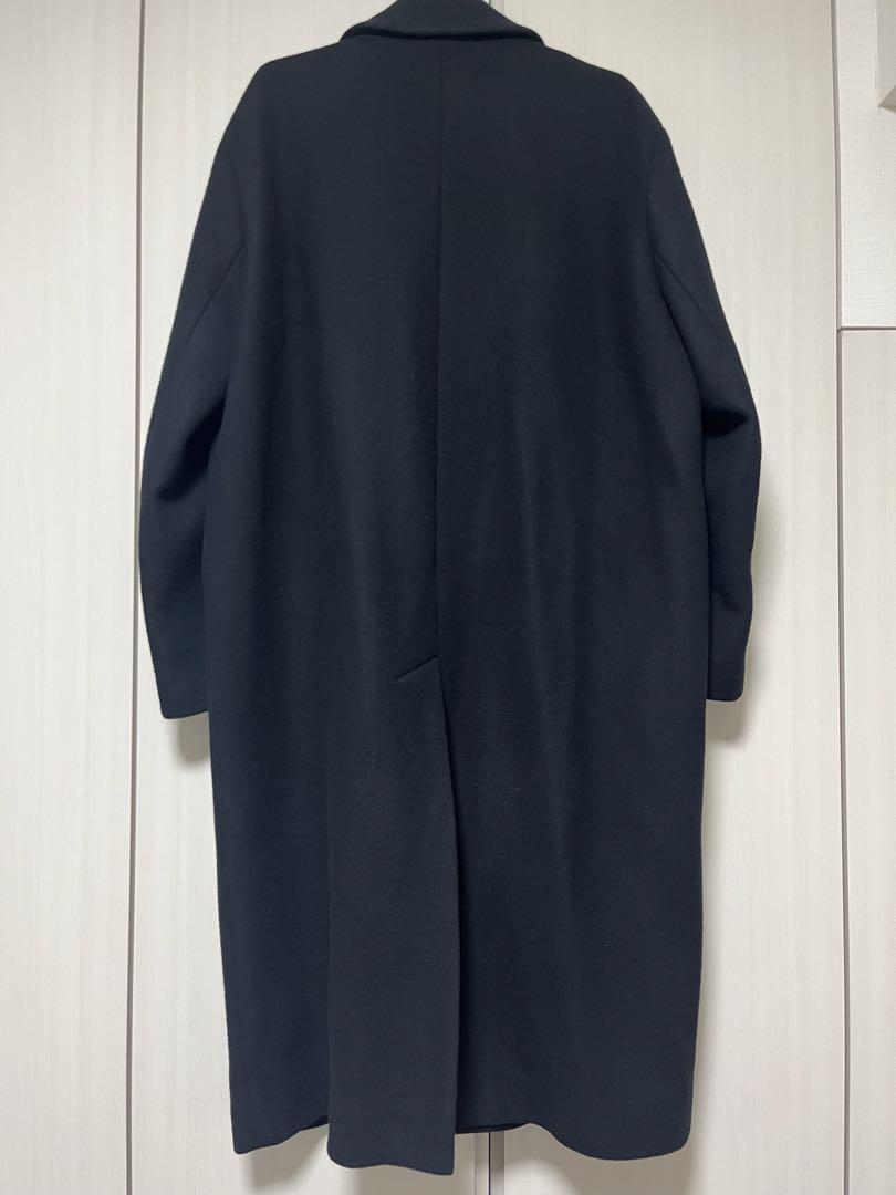 ATON AIR DOUBLE MELTON ステンカラーコート