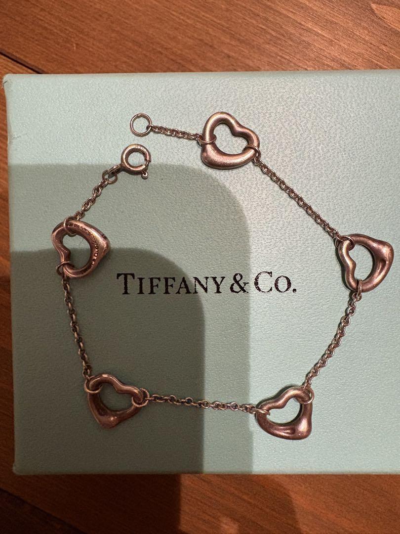 Tiffany & Co. ブレスレット　オープンハート5連