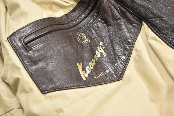 カーニーハウス レザーフライトジャケット Lサイズ k4O5q-m90995511710 牛革 MA-1 お得再入荷