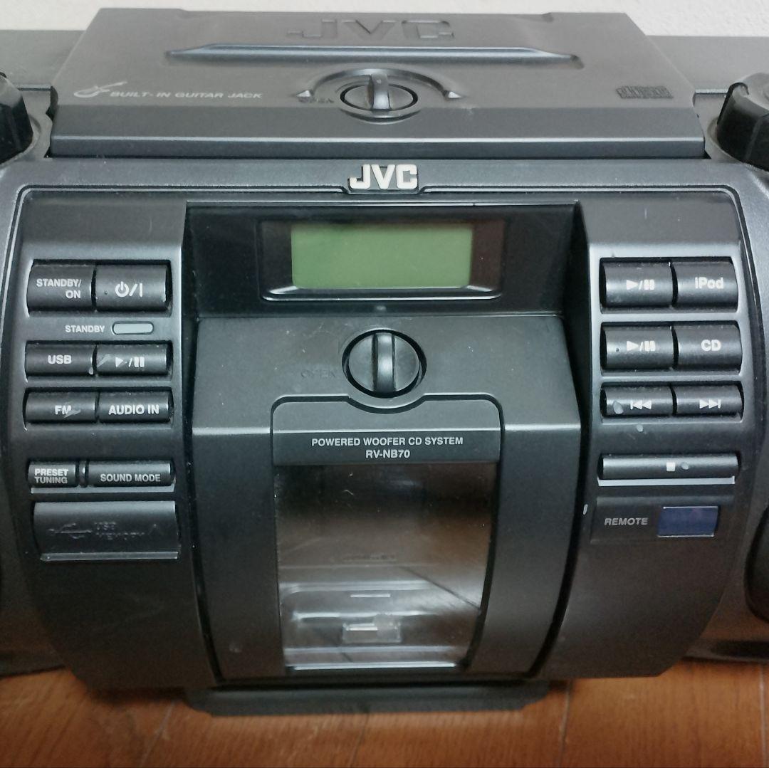 JVC　RV-NB70-B　パワードウーハーCD・FM・iPad　システムコンポ