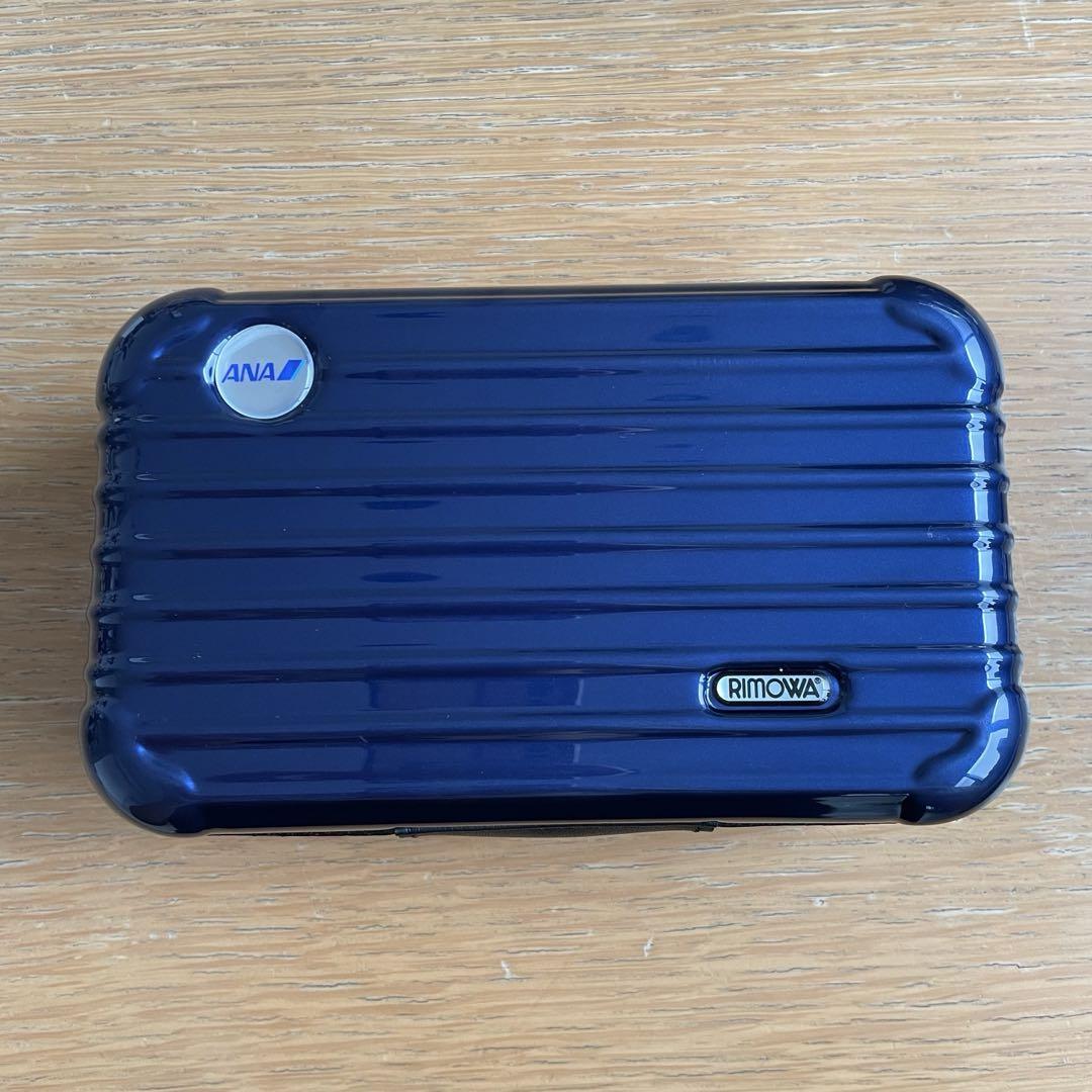 ANA×RIMOWA ネイビーブルートラベルポーチ