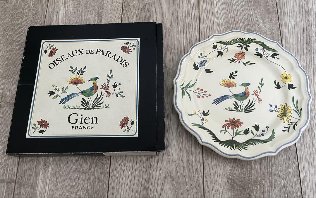 Gien　OISEAUX DE PARADIS お皿　オワゾパラディ　プレート