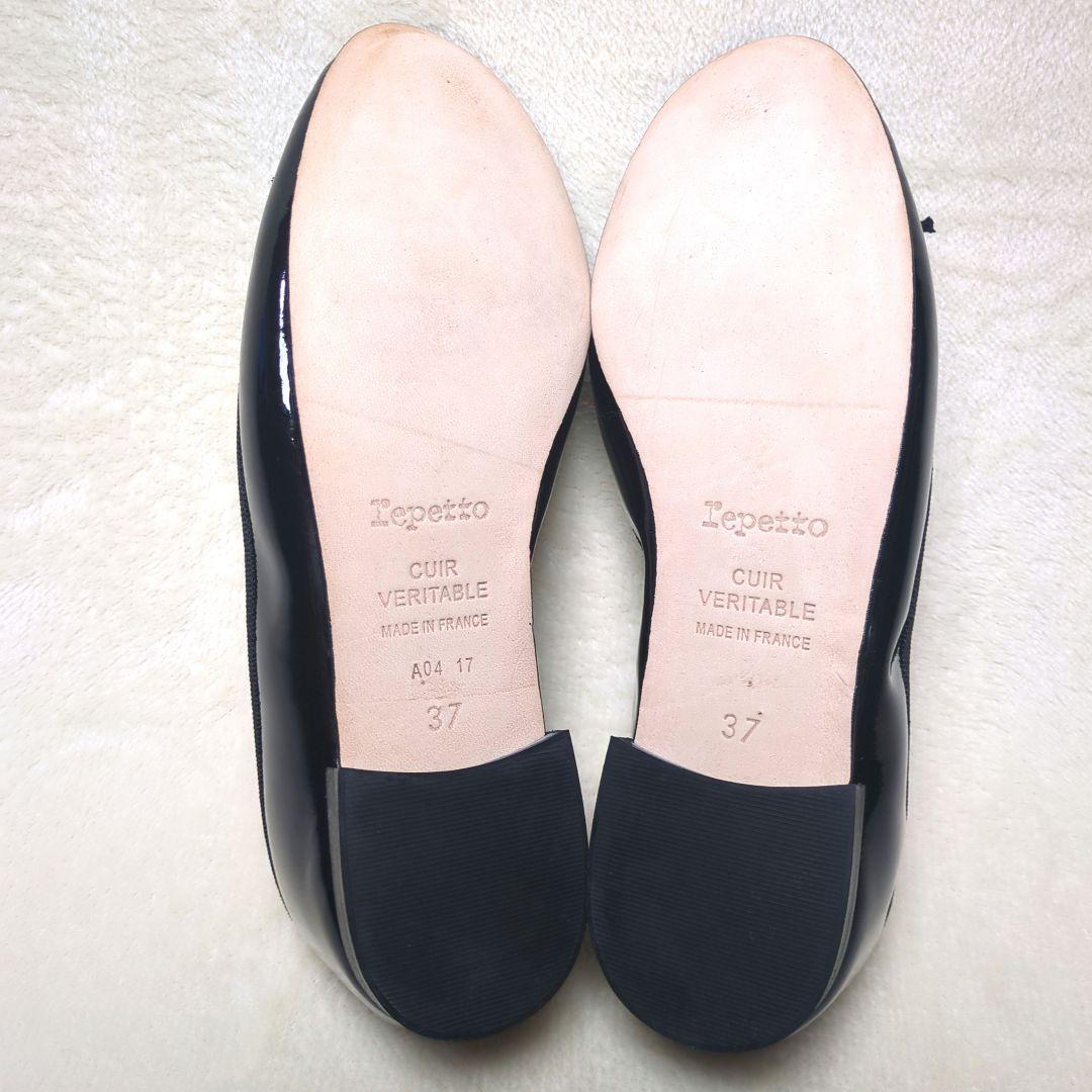 【超美品】Repetto✨サンドリオン エナメル パテントレザー フラット 37 【超美品】Repetto✨サンドリオン エナメル パテントレザー フラット 37