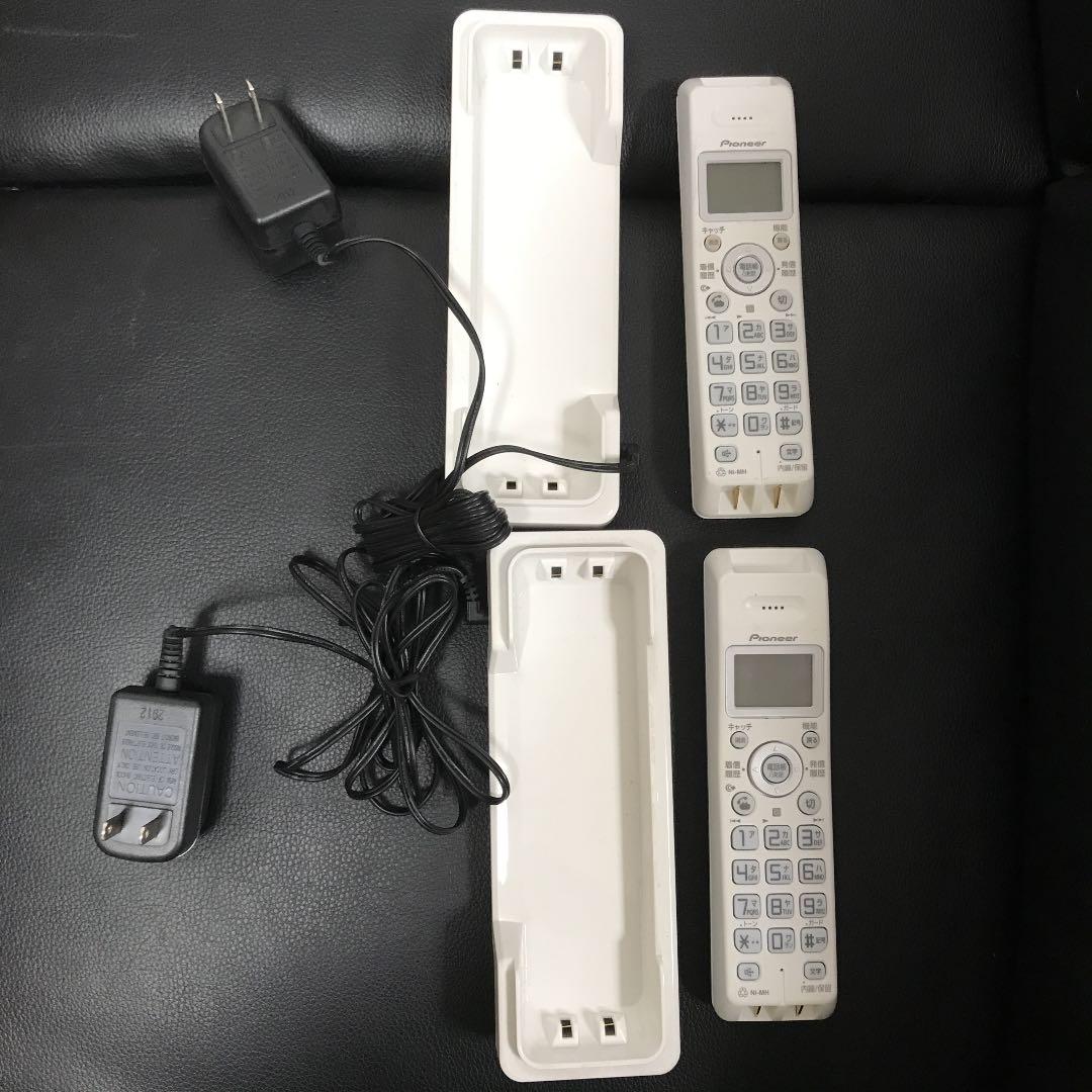 パイオニア 電話機 ホワイト 子機2 zHoB2-m90998285656 PIONEER TF-FN2030-W 超歓迎定番