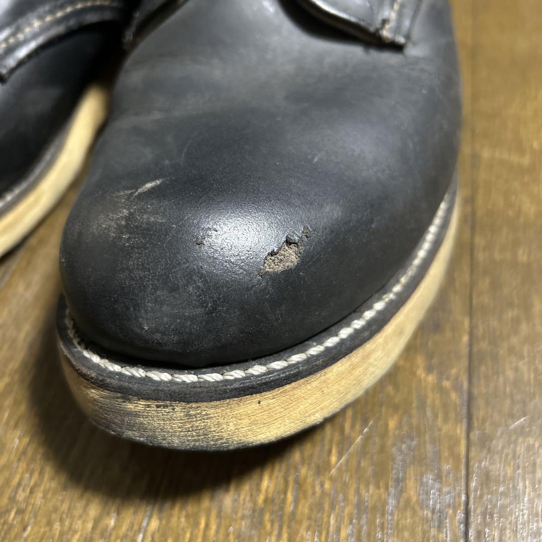 90s RED WING 8165 四角犬タグ 9D アイリッシュセッター 黒 90s RED WING 8165 四角犬タグ 9D アイリッシュセッター 黒
