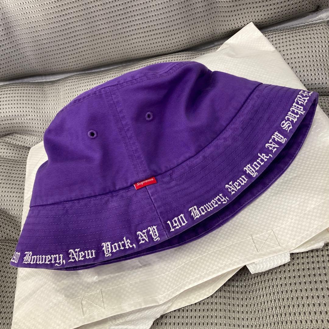 supreme Embroidered Brim Crusher 黒 ML - www.port-toamasina.com