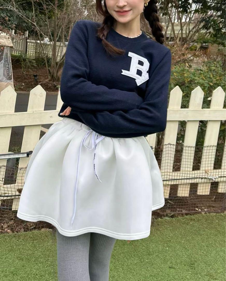Bibiy. NELLY MINI SKIRT WHITE