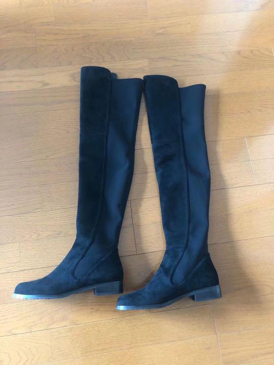 最新のデザイン STUART WEITZMAN ニーハイブーツ 38 - ブーツ - www ...