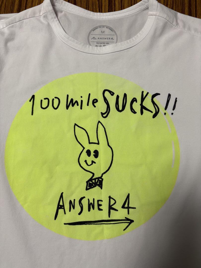 Answer4 アンサー4 Tシャツ ホワイト Mサイズ