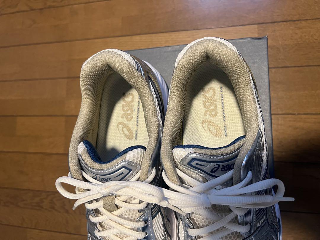 靴 ASICS \"GEL-KAYANO 14\" pure cream/silver