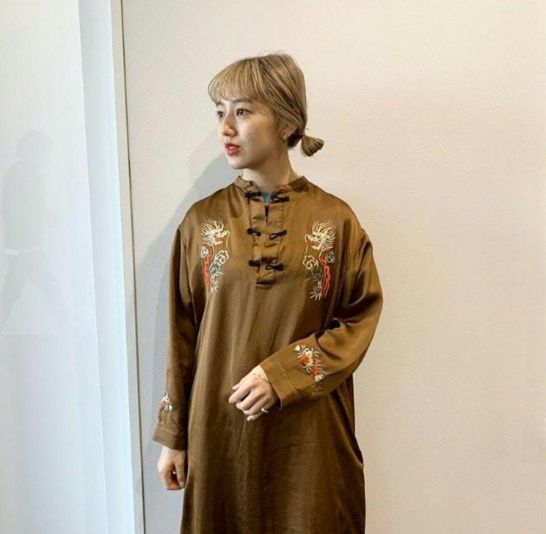 テーラー東洋 × BEAMS BOY 別注 スカ チャイナ ワンピース