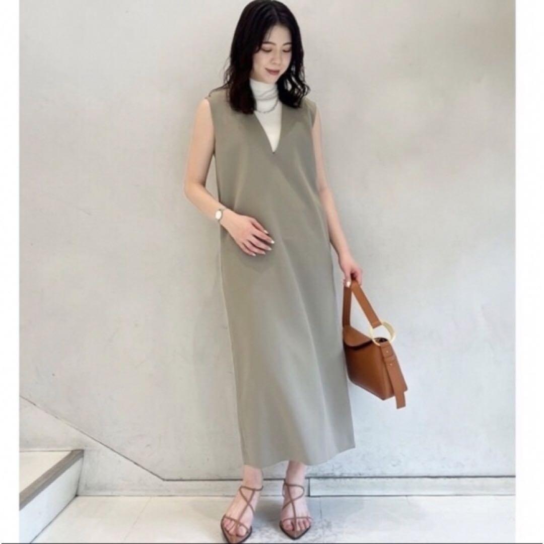 値下げmila owen ノースリニットVネックワンピースSET UP サイズ0