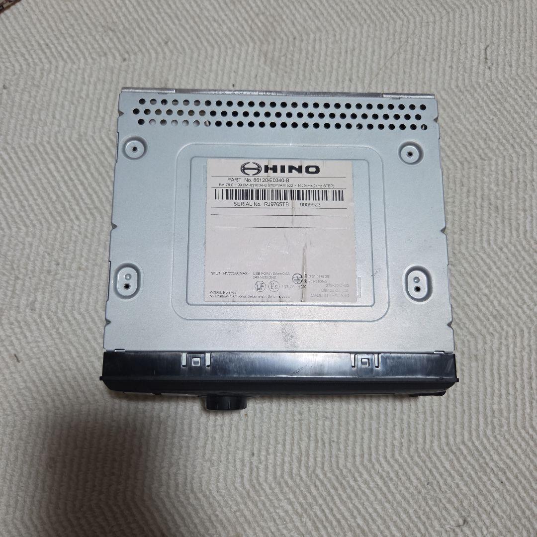 HINO カーオーディオ Bluetooth機能付き