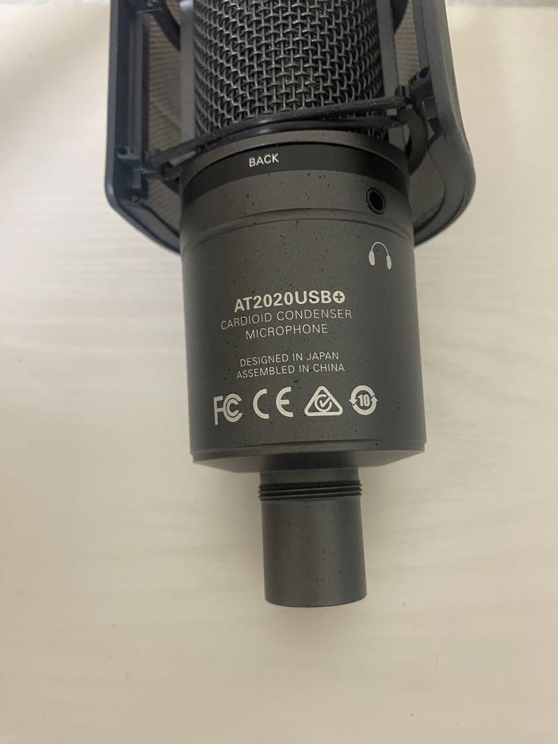 audio-technica at2020USB マイク　4点セット