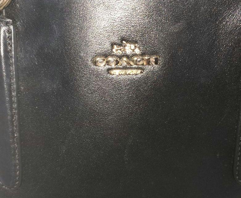 コーチCOACH✨️ハンドバッグ2WAYレザー黒ショルダーバッグ
