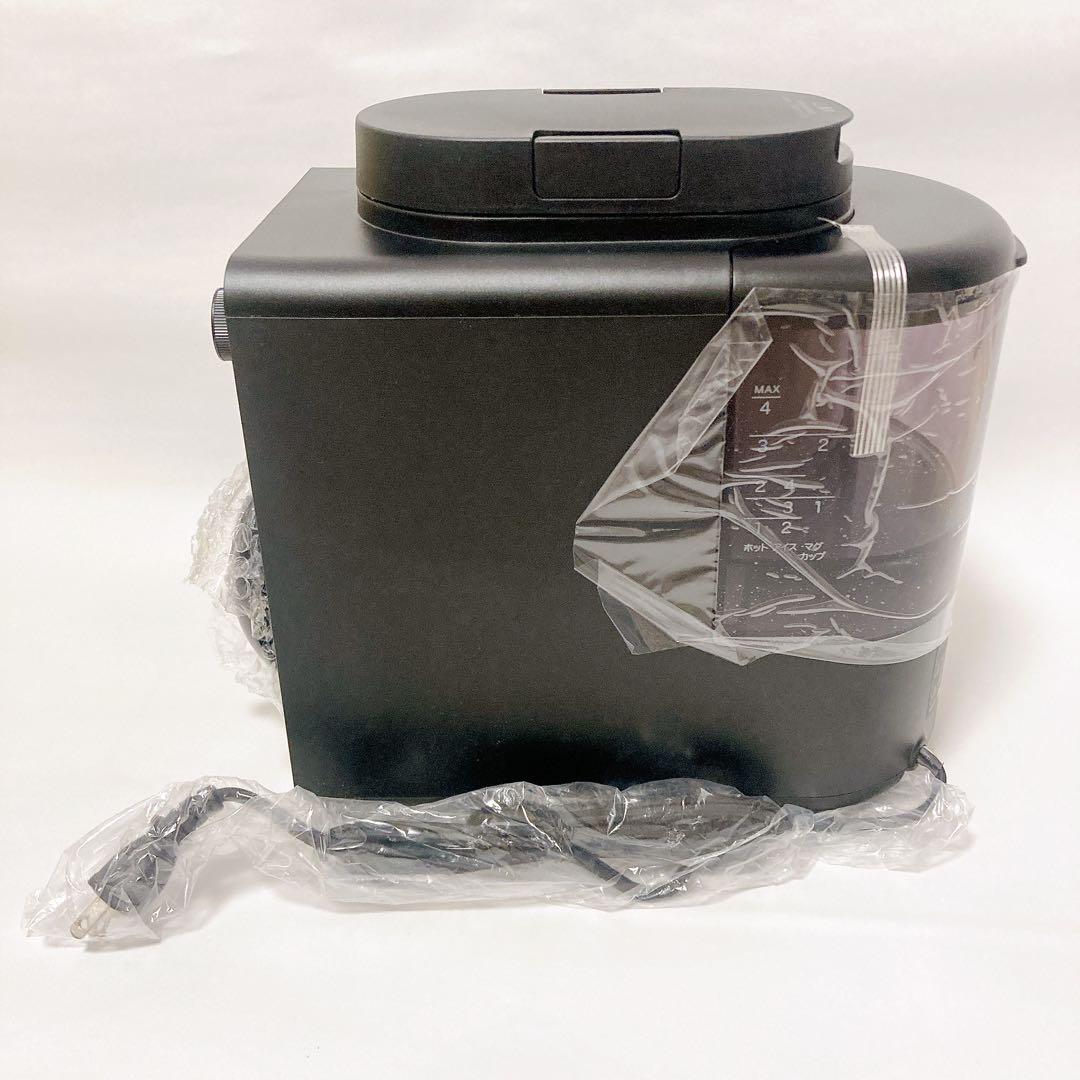 未使用品 SC-A371 シロカ 全自動コーヒーメーカー カフェばこ ブラック
