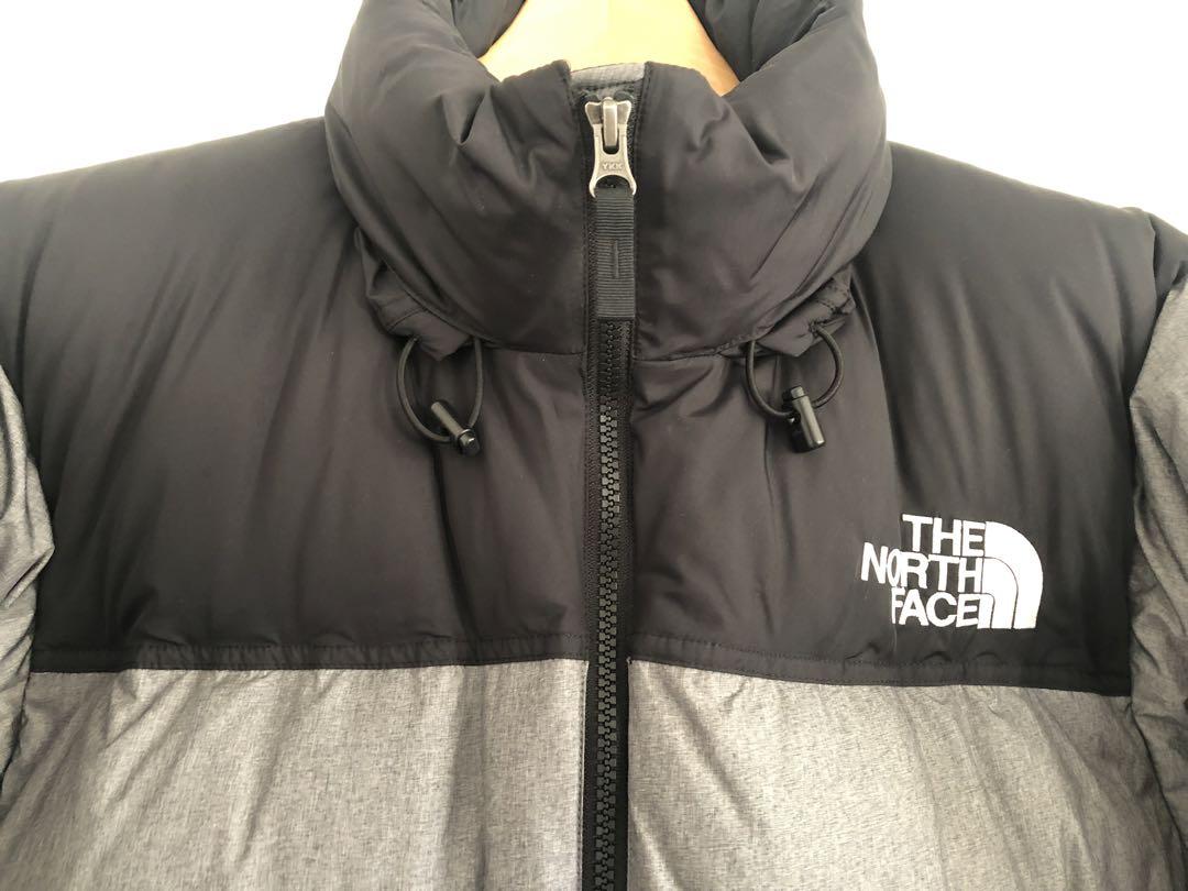 THE NORTH FACE ダウンジャケット メンズL グレー/ブラック