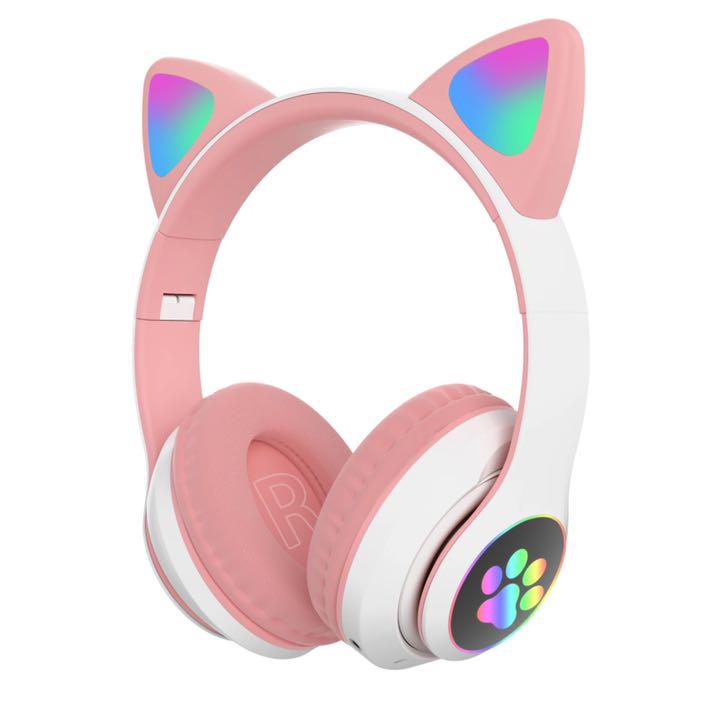 売筋 ネコ耳ヘッドホン Bluetooth ワイヤレス ヘッドフォン 可愛い猫耳 メルカリ