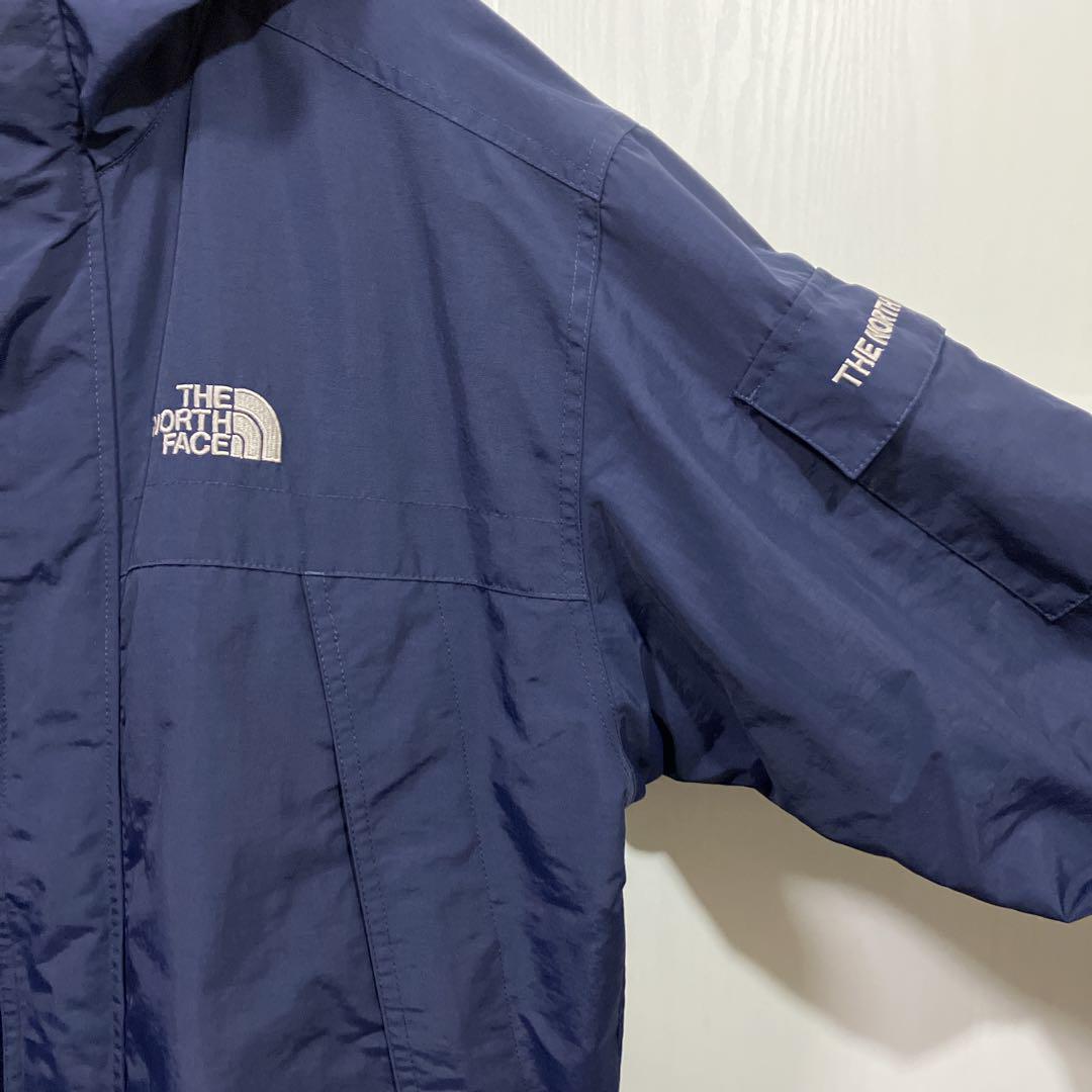 【美品】ノースフェイス　マウンテンパーカー　ネイビー　紺色　メンズ　M