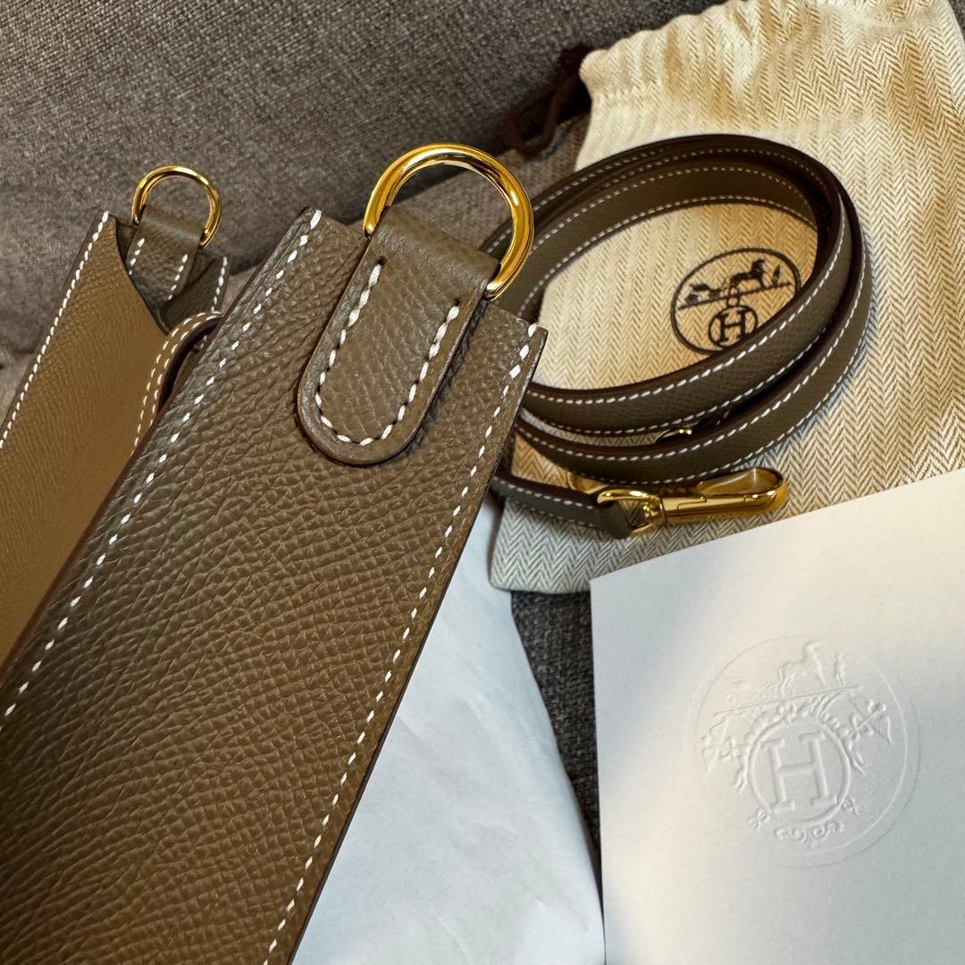 【新品未使用】エルメス ミニエブリン セリエ エトゥープ ゴールド金具 K刻印 【新品未使用】エルメス ミニエブリン セリエ エトゥープ ゴールド金具 K刻印