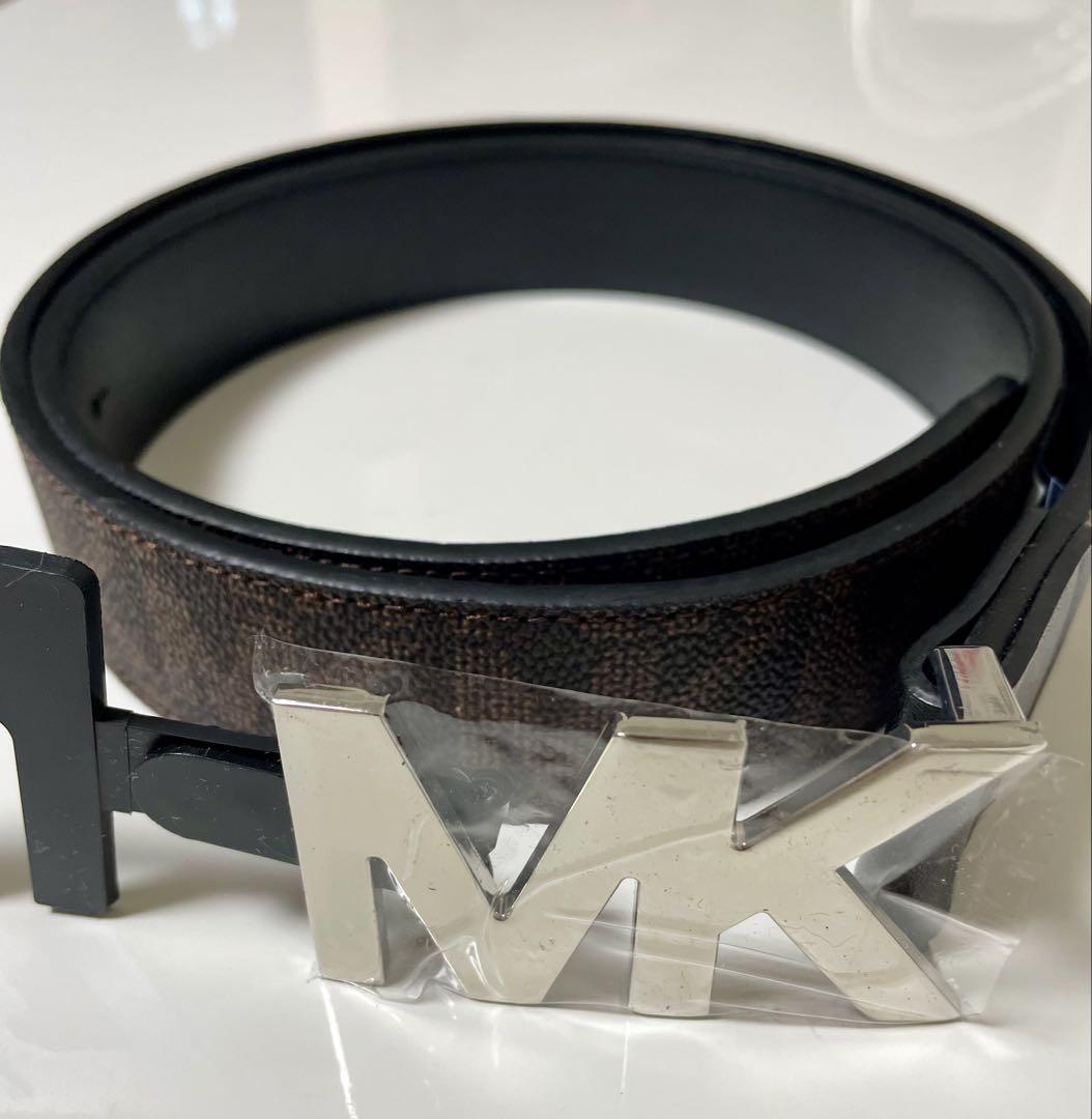 MICHAEL KORS ブラウンパターン ベルト 36インチ
