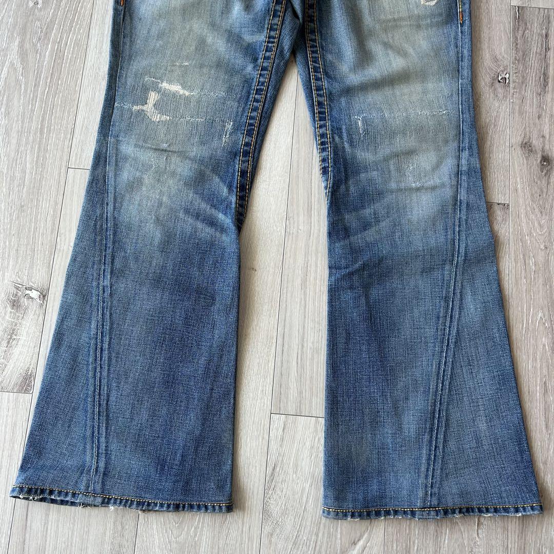 TRUE RELIGION RAINBOW JOEY デニムパンツ 32 Y2K