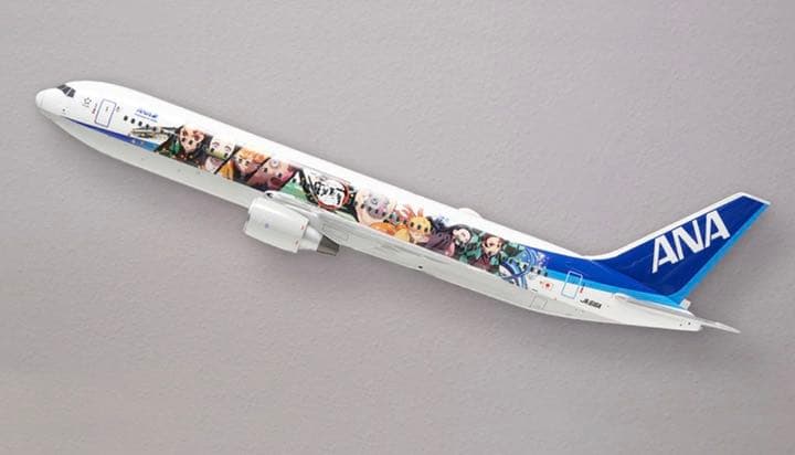 30分限定値下げ】鬼滅ジェット(ANA) モデルプレーン1:200 ※非売品