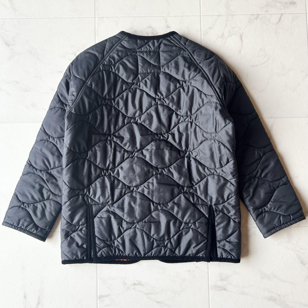 LAVENHAM  ノーカラーキルティングコート  黒　38