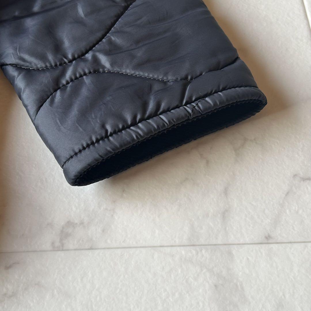 LAVENHAM  ノーカラーキルティングコート  黒　38