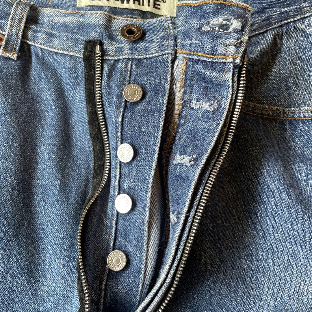 OFF-WHITE リーバイスリメイクデニム