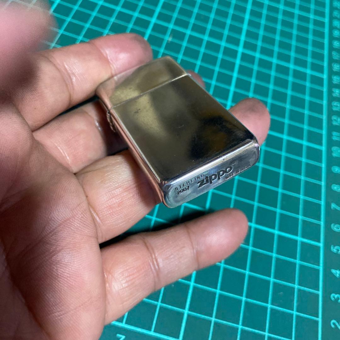 t.t様専用ジッポ　スリム　スターリング　オイルライター　925