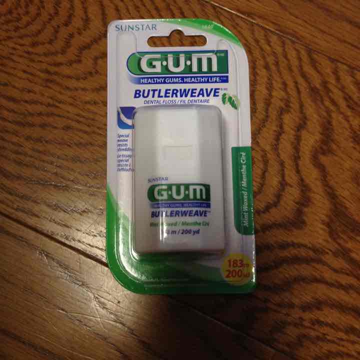 GUM デンタルフロス 183メートルカナダで購入