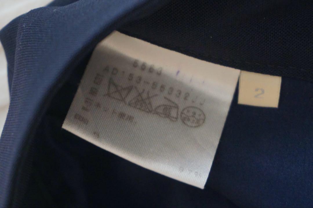 UNTITLED パンツ　スーツ　ブラウス　セット　セットアップ　紺色　M