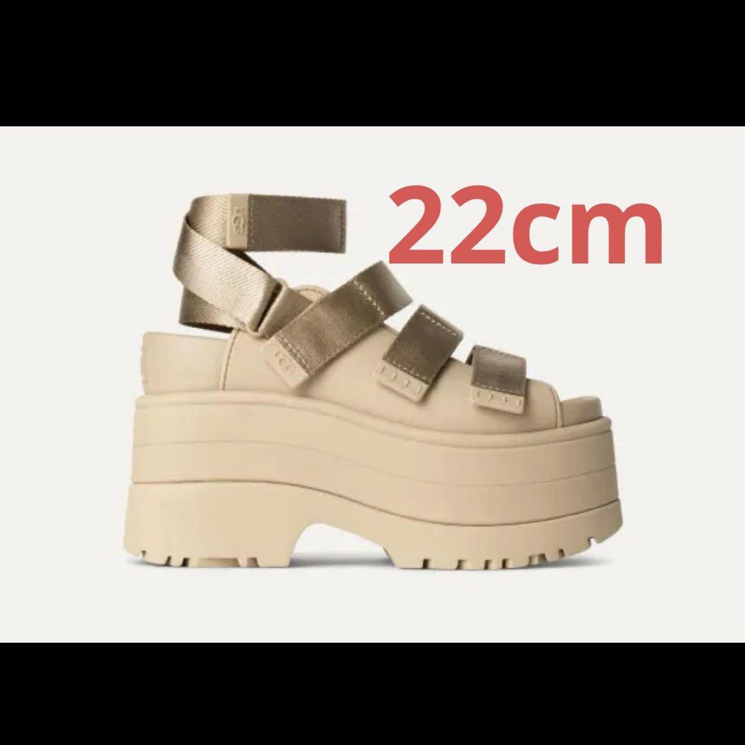 UGG/GoldenRise/厚底サンダル/22cm/ゴールデンライズ - メルカリ