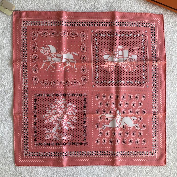 新品 未使用 エルメス カレ55 バンダナ スカーフ HERMES - 7