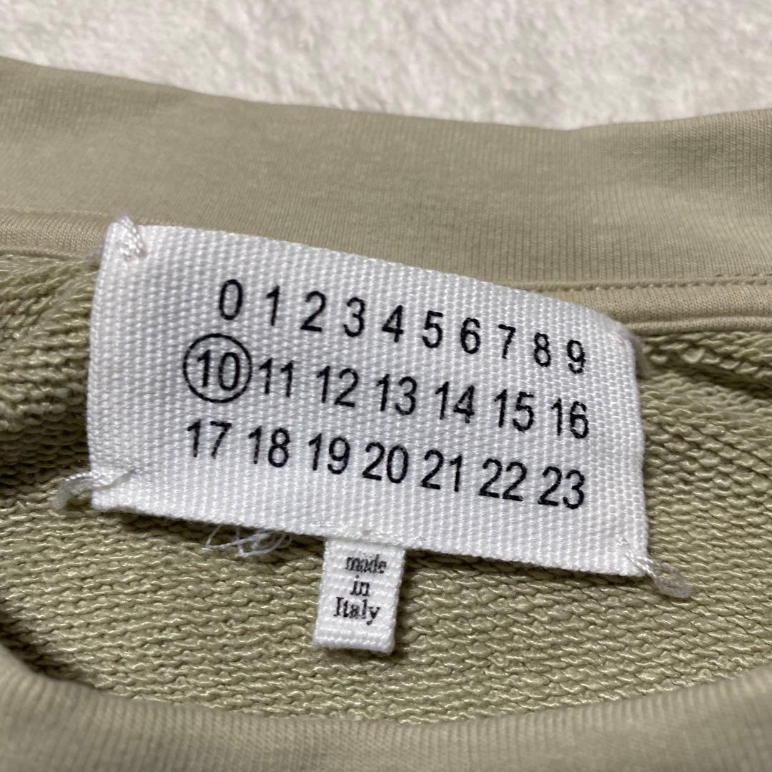 ✨希少✨Maison Margiela メゾンマルジェラ　反転刺繍ロゴスウェット