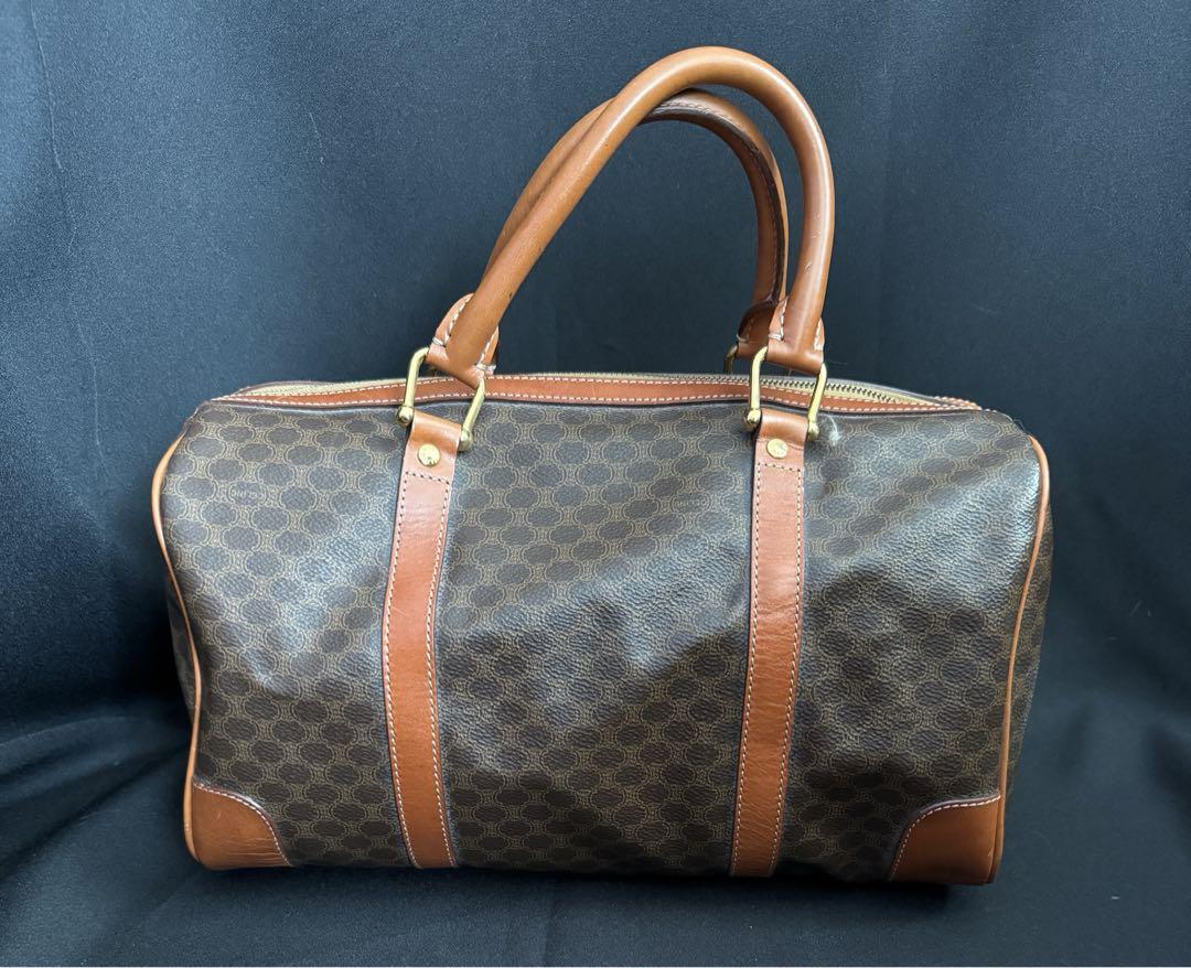 日本全国送料無料商品人気ランキング CELINE セリーヌ マカダム柄 ボストンバッグ トリオンフ 幅約35cm バッグ