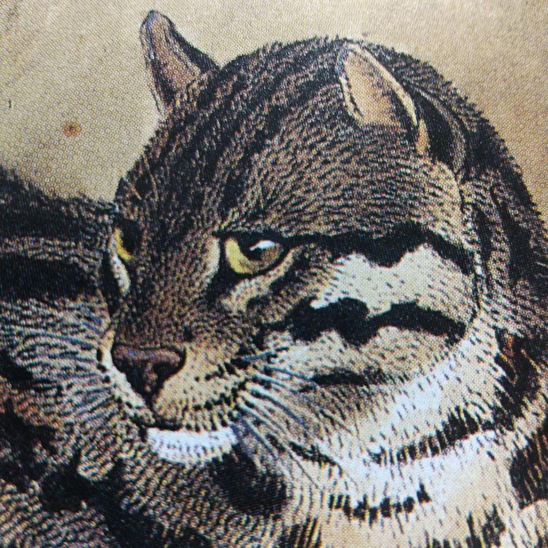 絵画 動物 額付！ 絵画額付 ( 白 ) 油絵 F4-030219子猫（子犬）と女の子