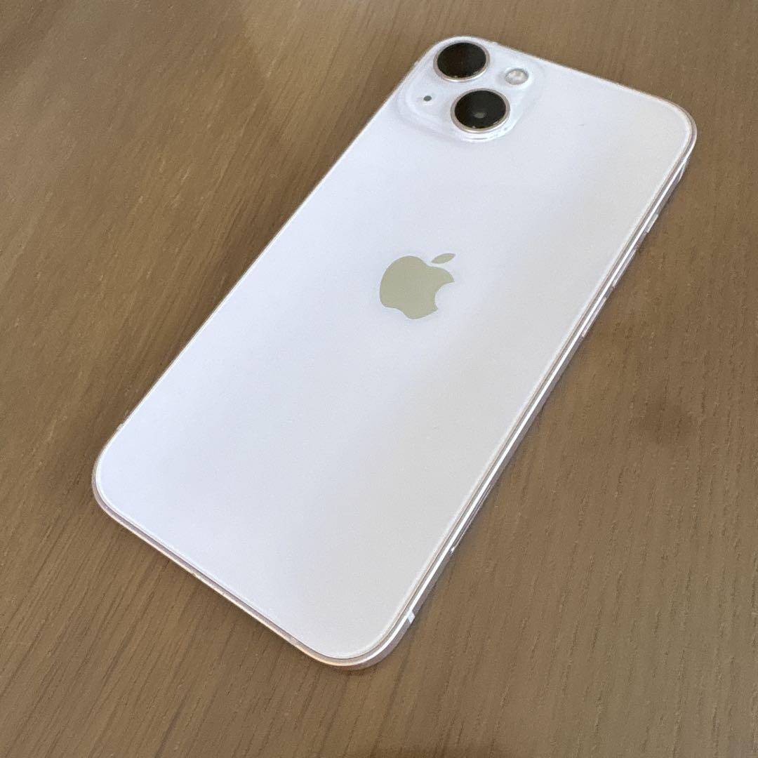 iPhone 13 ピンク 128GB+ ELECOM AC充電器