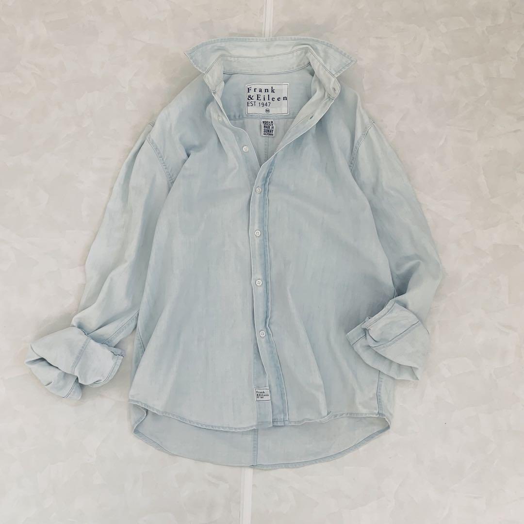 Frank&Eileen スキッパーデニム シャツ　洗える　XS