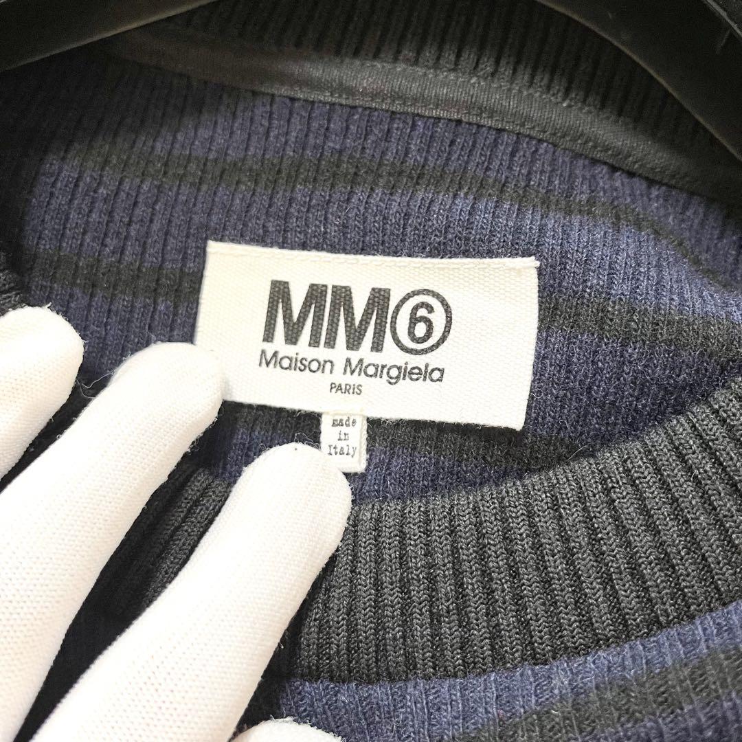 MM6 MAISON MARGEIRA ニット ワンピース アシンメトリー M