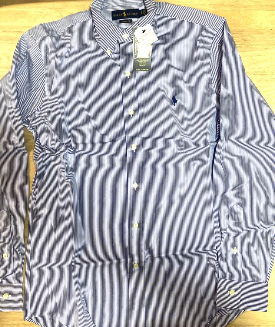 未使用品 ラルフローレン ストライプシャツ Sサイズ RALPH LAUREN