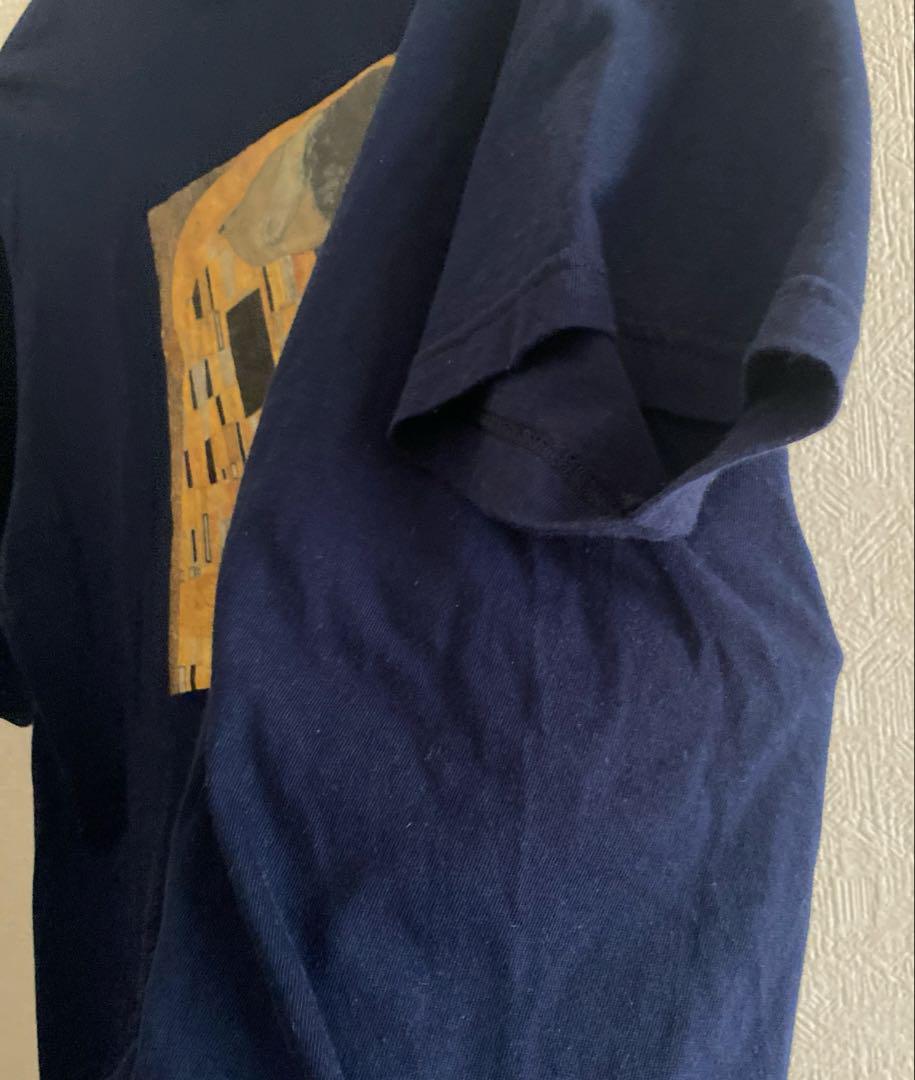 古着 90s クリムト 接吻 Tシャツ　ヴィンテージ　Klimt 絵画　アート