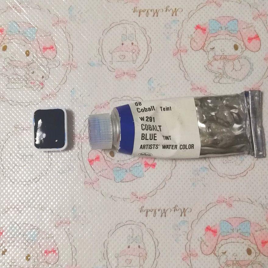 希少☆ 廃番色 コバルトブルーチント ホルベイン 透明水彩絵具