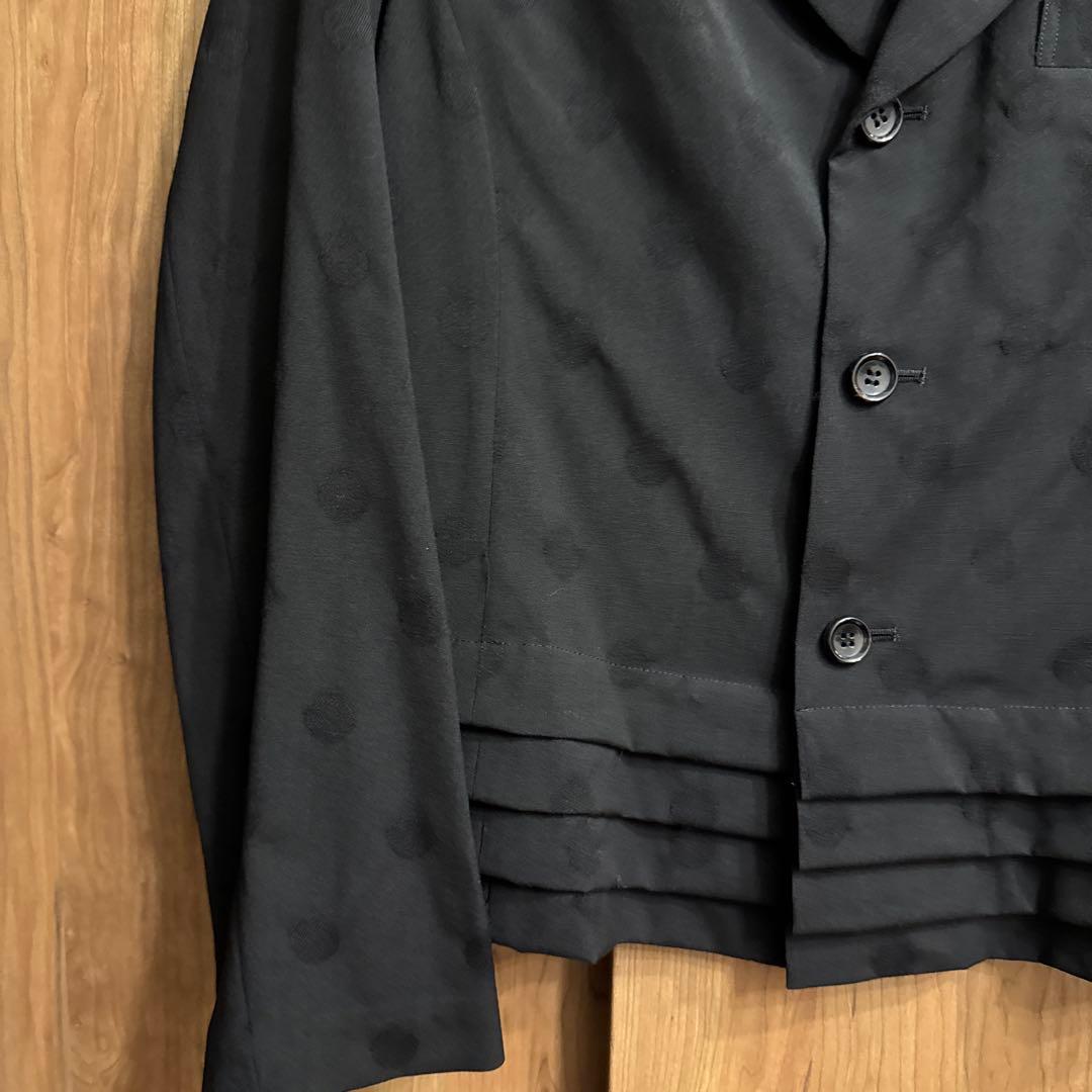 tricot COMME des GARÇONS ブラック ドットジャケット tricot COMME des GARÇONS ブラック ドットジャケット