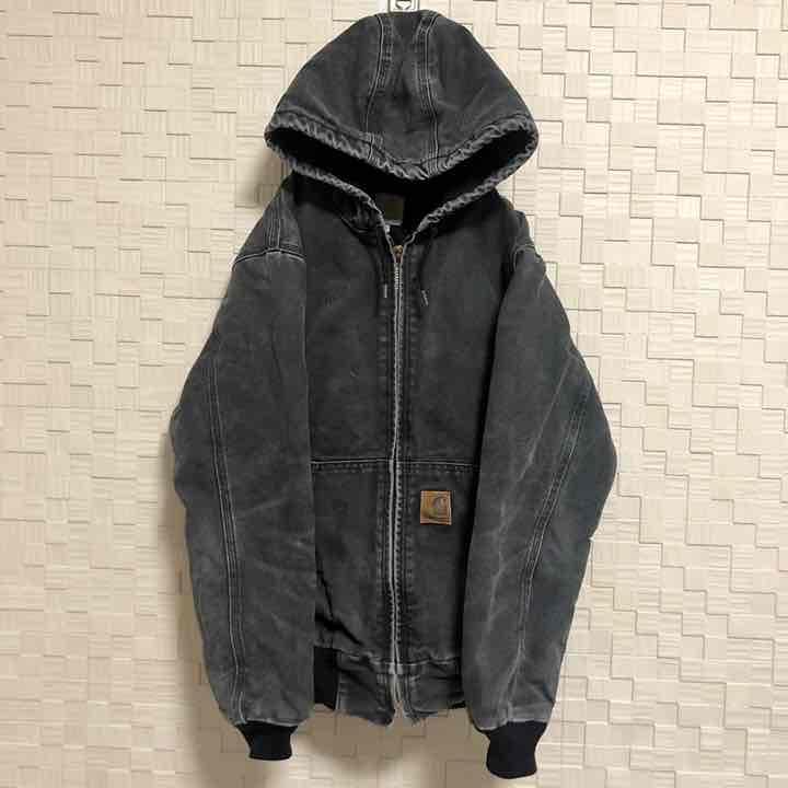 超希少 ダックジャケット 希少Sサイズ フルジョ♡ W2ryI-m91052326964 90s 革タグ カーハート 正規品新品