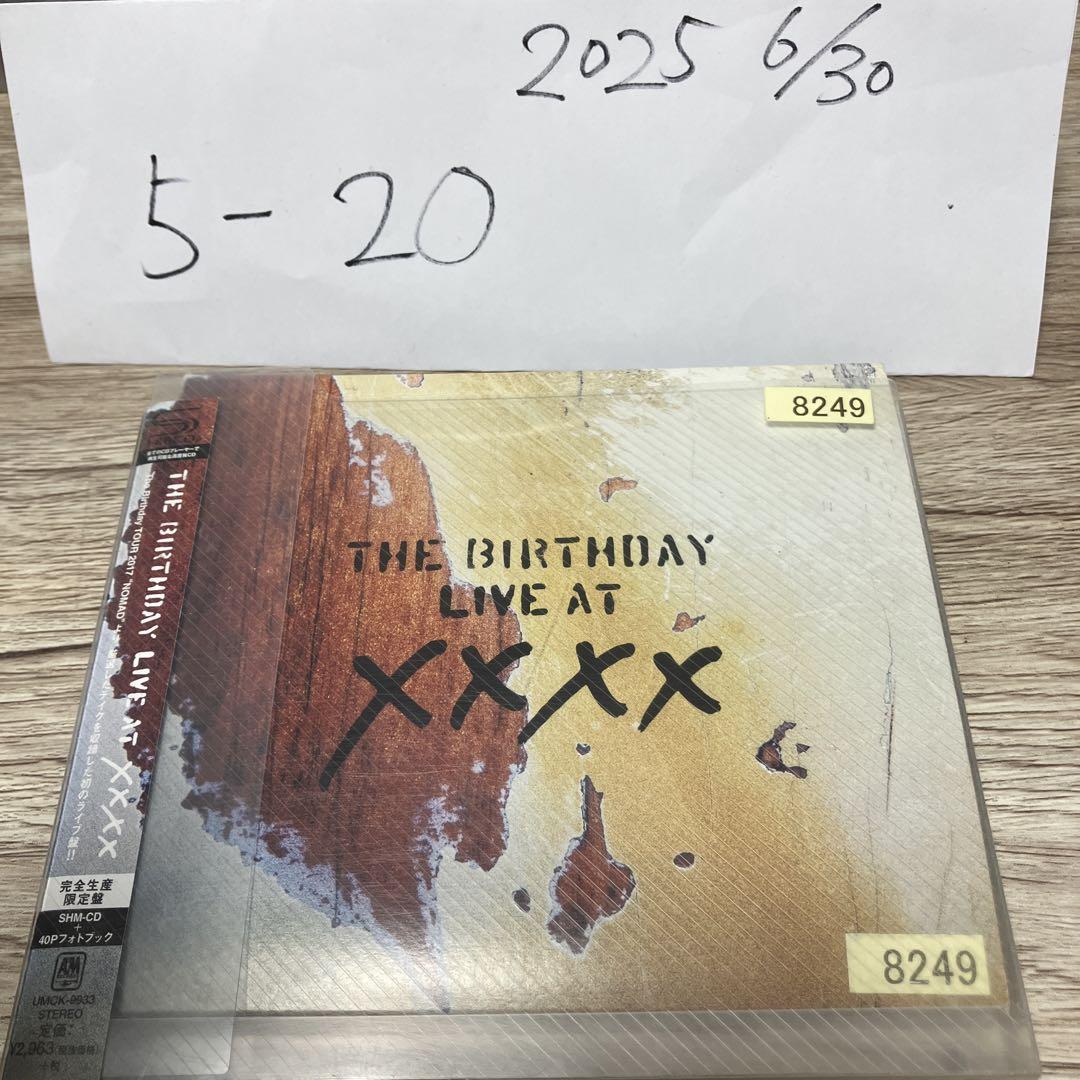 LIVE AT XXXX(完全生産限定盤) / The Birthday