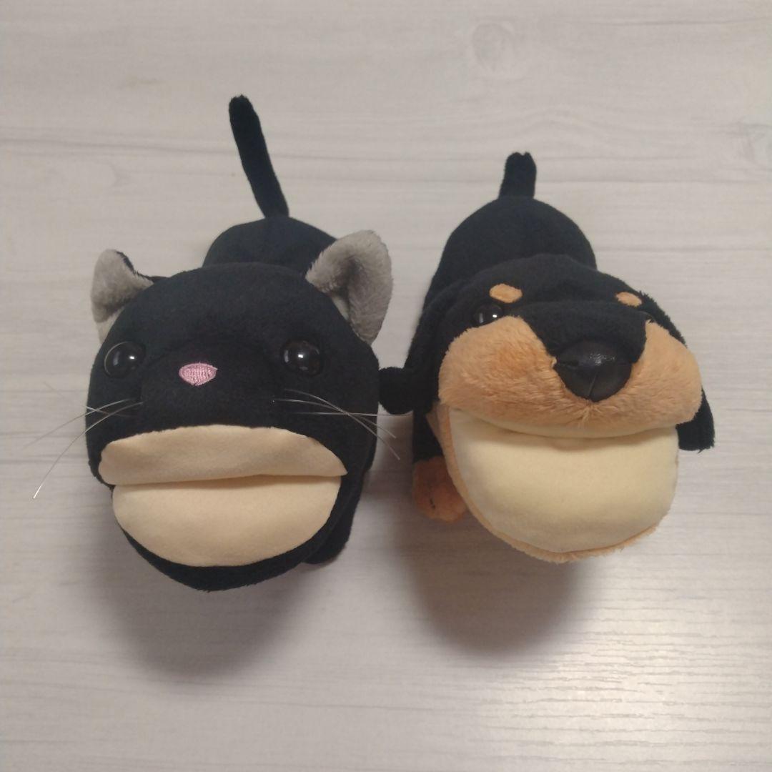 アニマル 猫型メガネスタンド 黒