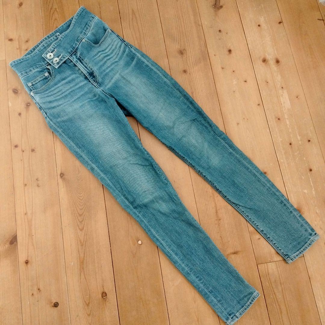 GYDA ウエストデザインハイウエストスキニーデニムパンツ EMODA ZARA